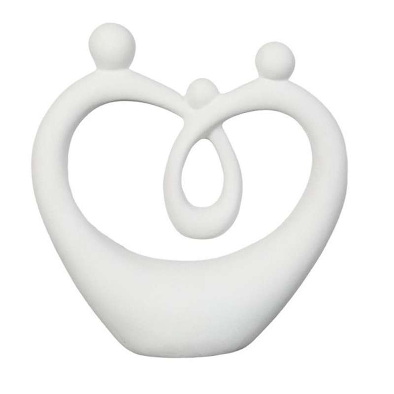 Stylish Sculpture Family Happiness - Timeless Family Sculpture Home Decor - Abstract Decorative Stat