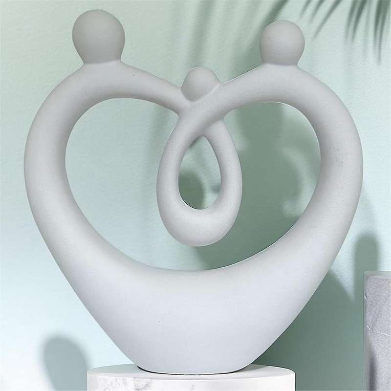 Stylish Sculpture Family Happiness - Timeless Family Sculpture Home Decor - Abstract Decorative Stat