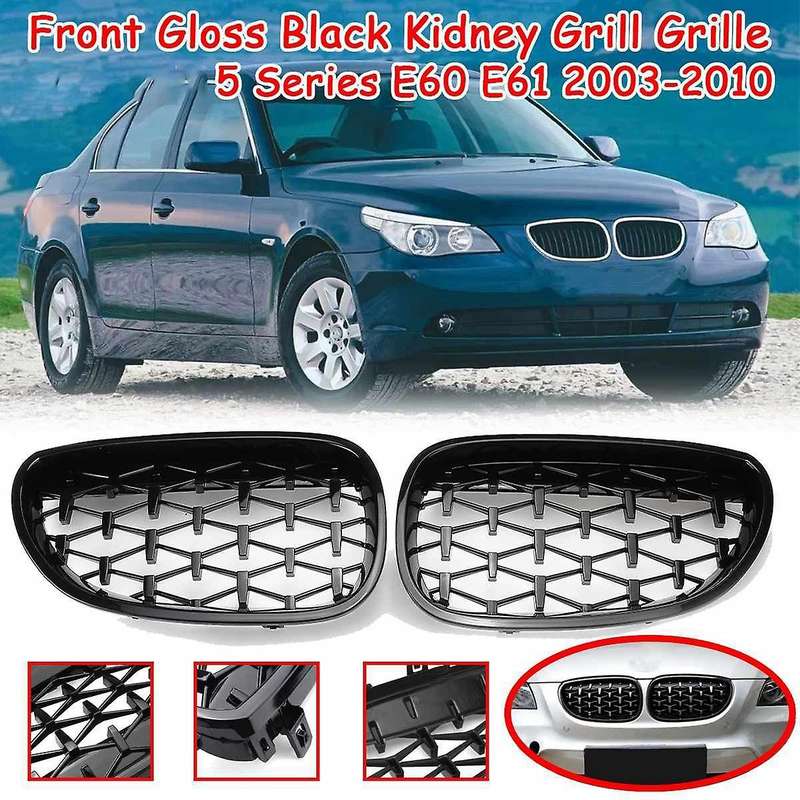 Style Front Grill Kidney Grille for - 5 Series E60 Sedan E61 Touring 2003-2010 51137065701 511370657