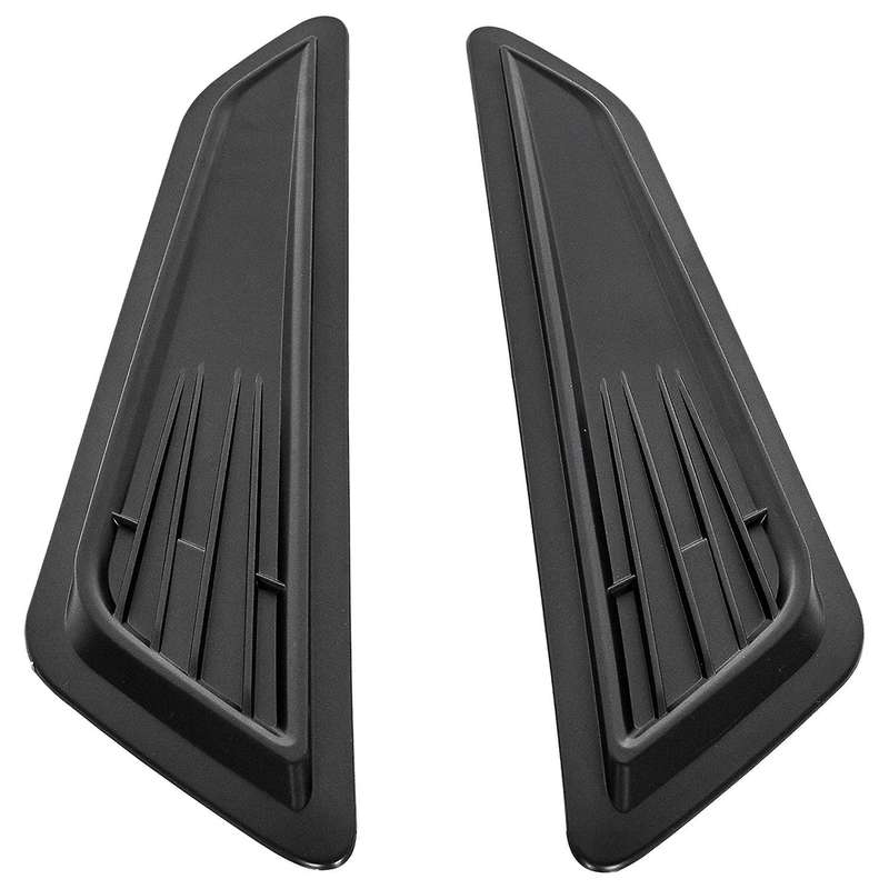 Style Gloss Black Bonnet Hood Vent Scoop Covers for 2016-2018 1LT 2LT- 2016-2018