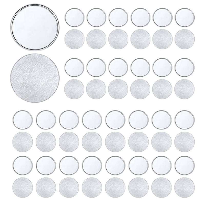 Sublimation Blank Aluminum Stickers DIY Button Badge Kit for Badge Holder DIY Photo Tray Heat Transf