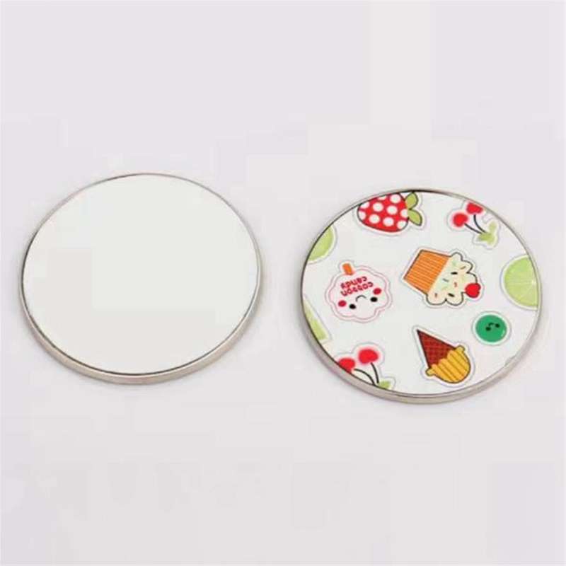 Sublimation Blank Aluminum Stickers DIY Button Badge Kit for Badge Holder DIY Photo Tray Heat Transf