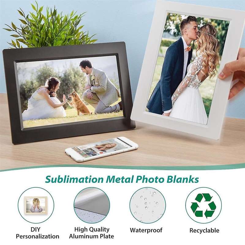 Sublimation Aluminum Photo Blanks,6x8 Inch Sublimation Photo Blanks - 10pcs Sublimation Picture Meta