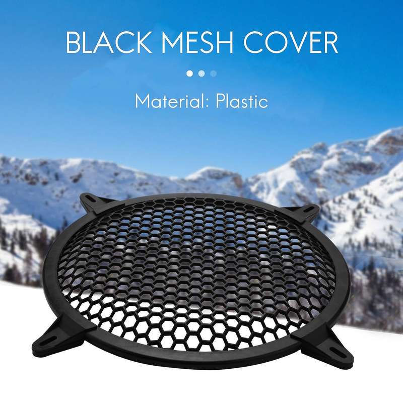 Subwoofer Grid Car Speaker Amplifier Grill Cover Mesh - 10 Inch