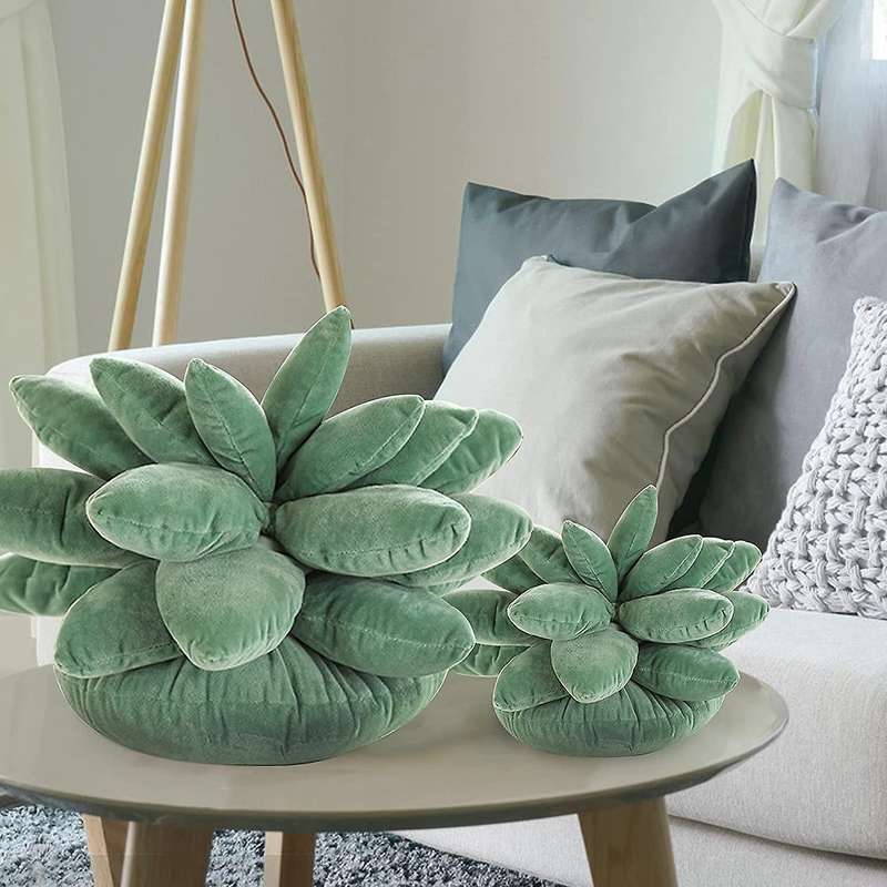 Succulent Pillow Succulents Cactus Pillow Cute Succulents for Garden Or Green Lovers Or Bedroom Roo
