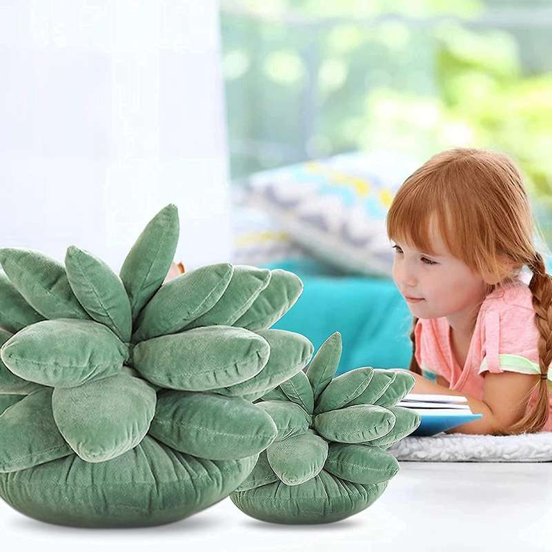 Succulent Pillow Succulents Cactus Pillow Cute Succulents for Garden Or Green Lovers Or Bedroom Roo