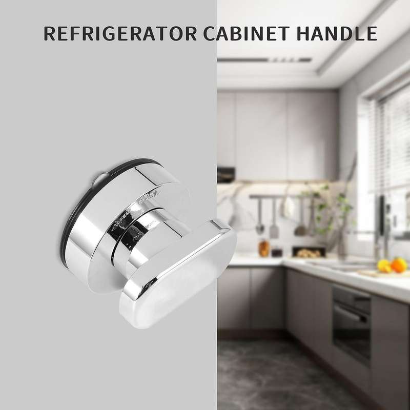 Sucker Handle Door Refrigerator Drawer Bathroom Pull Knob Wall Mount Handrail No Screw Furniture Ha