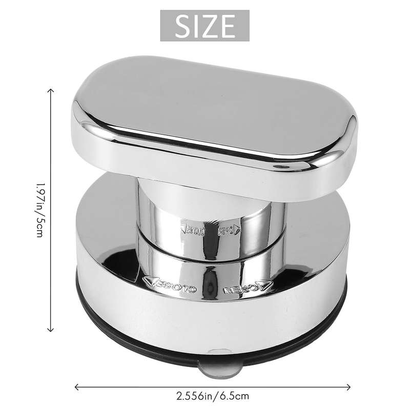 Sucker Handle Door Refrigerator Drawer Bathroom Pull Knob Wall Mount Handrail No Screw Furniture Ha