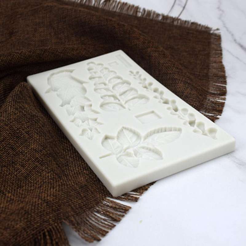 Succulent Ivy Eucalyptus Leaves Silicone Mold Trailing Mould Fondant Cake Decorating Tools Sugarcra