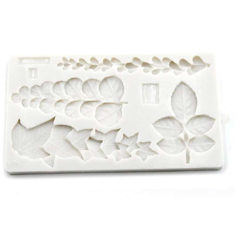 Succulent Ivy Eucalyptus Leaves Silicone Mold Trailing Mould Fondant Cake Decorating Tools Sugarcra