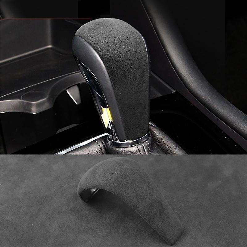 Suede Accessories for 3 Axela Cx30 -30 2020 2021 Gear Shift Knob Cover Protector Trim Gear Head Dec