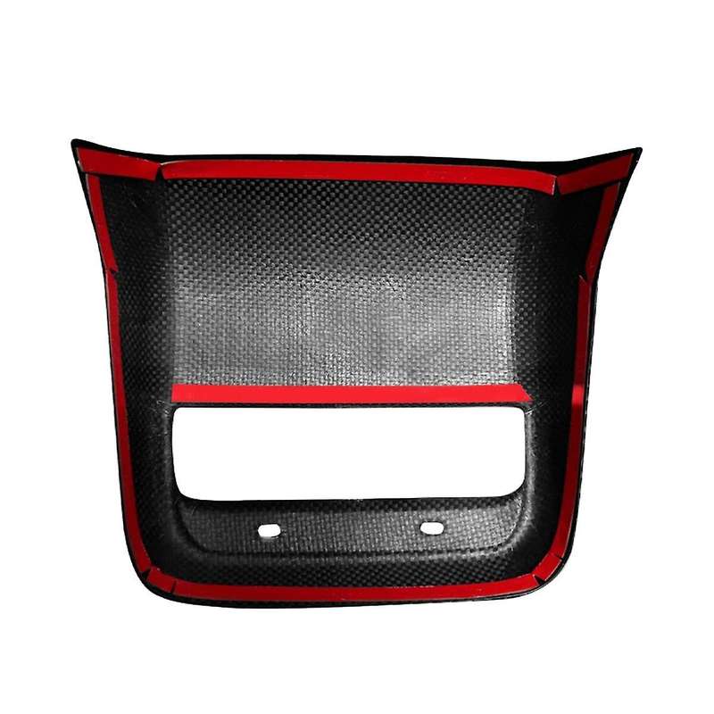 Suitable for 3 18-19 Dry Carbon Fiber Car Rear Air Outlet Cover Decorative Plate