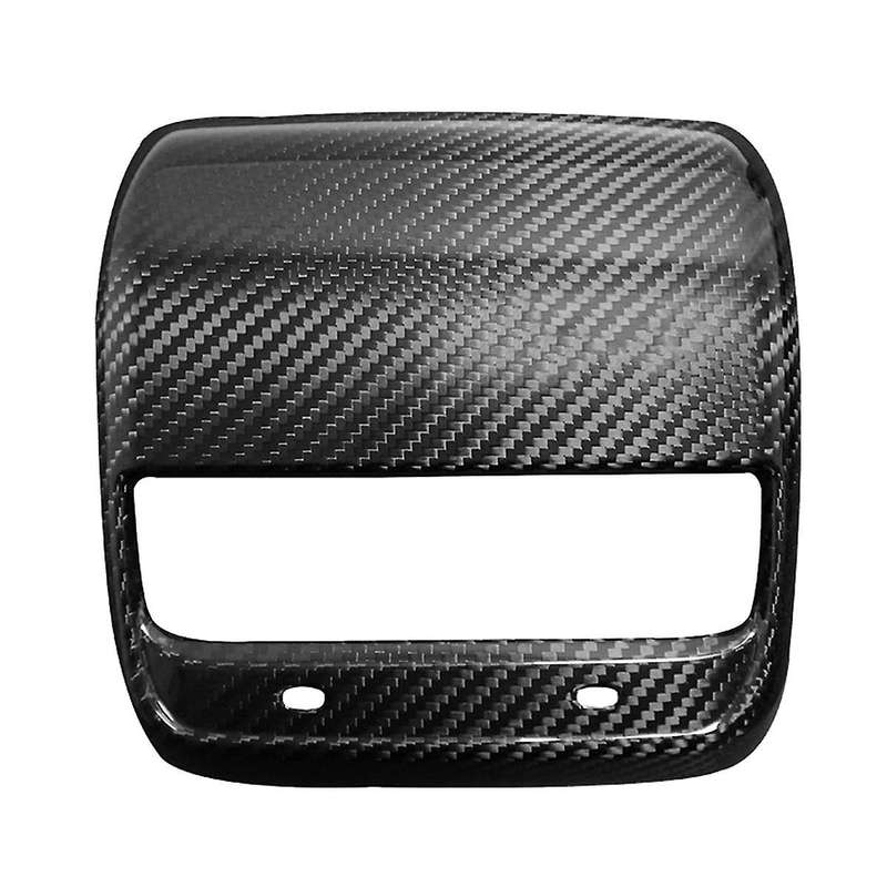 Suitable for 3 18-19 Dry Carbon Fiber Car Rear Air Outlet Cover Decorative Plate