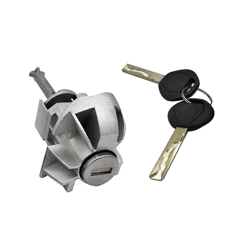 Suitable for 2001-2006 E46 3 Series Door Lock Cylinder Assembly, with 2 Keys 51217019975 Left Front