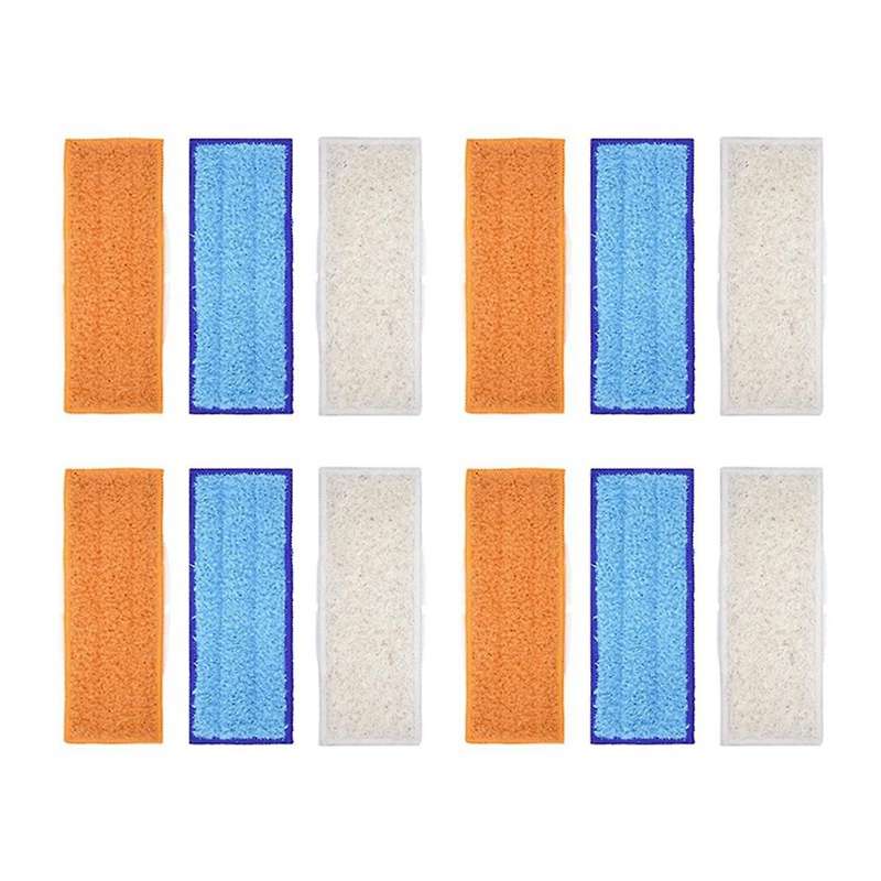 Suitable for Braava Jet240/241 Sweeper Accessories Rag Mop Cleaning Pad 12 Dry and Wet Pad Mop Spar