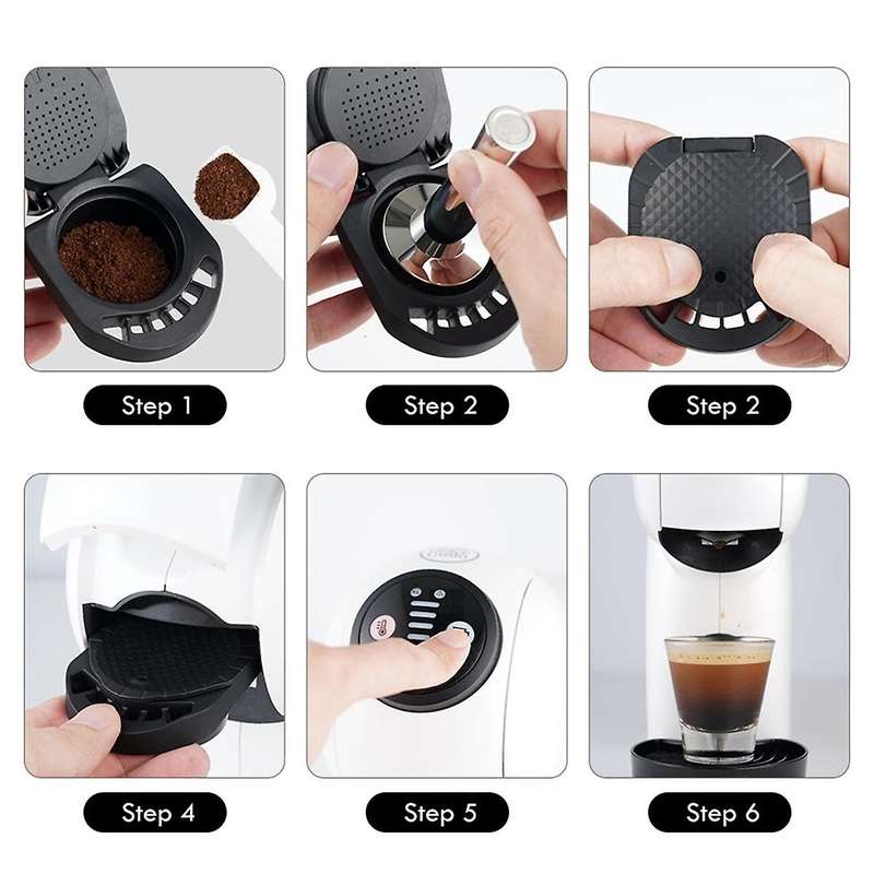 Suitable for Filling Reusable Coffee Capsule Cup Coffee Utensil