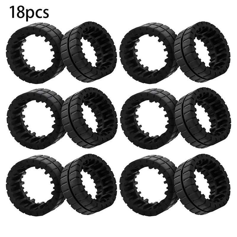 Suitable for M6 Mopping Rag Tire Rim, 18 Tire Holster Accessories, Replacement Anti-Skid Tires
