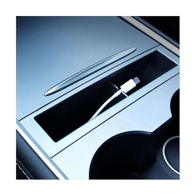 Suitable for Model 3 Y Centre Console Phone Storage Box Armrest Box Interior Decoration