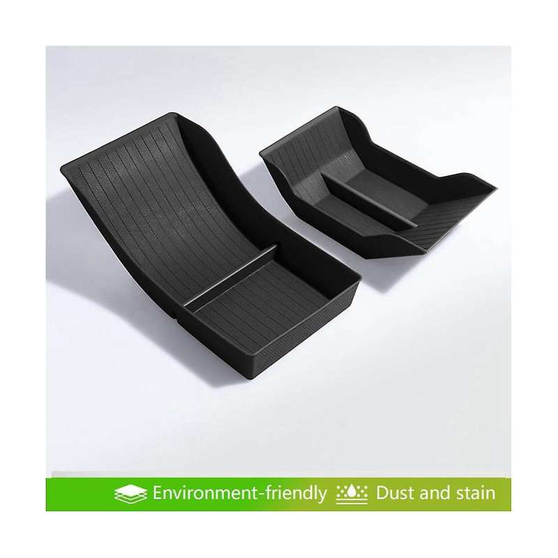 Suitable for Model 3 Y Centre Storage Box Storage Armrest Box Conversion Interior Accessories Black