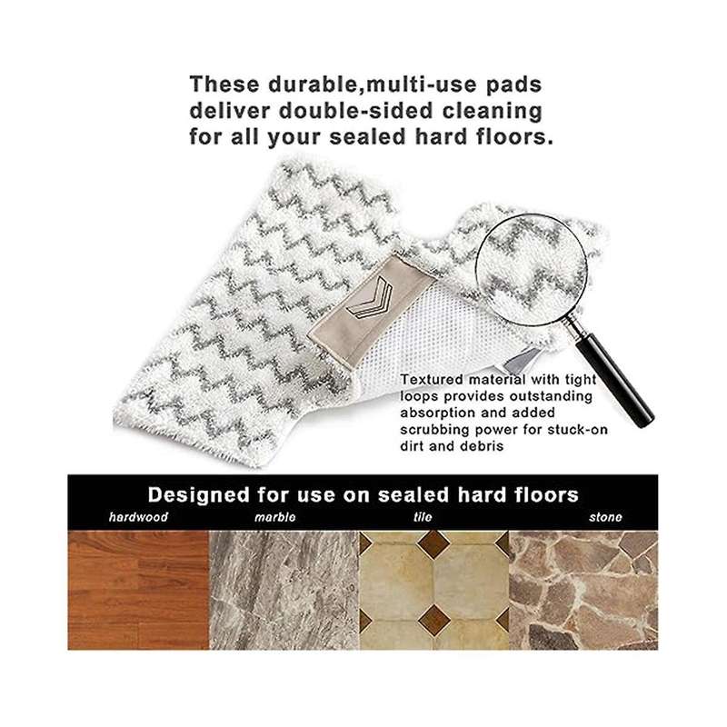 Suitable for S3973d S3973 Steam Mop Cloth Replacement Steam Mop Pad Microfiber Pad