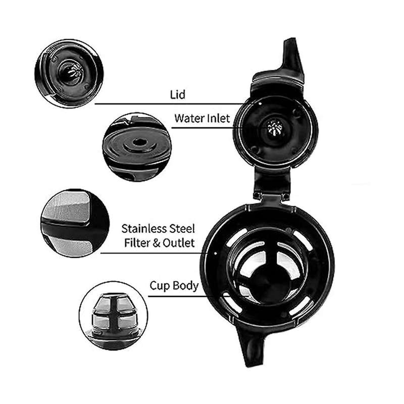 Suitable for Reusable Coffee Filter Basket Capsule Cup American Powder Shell Precision Filter