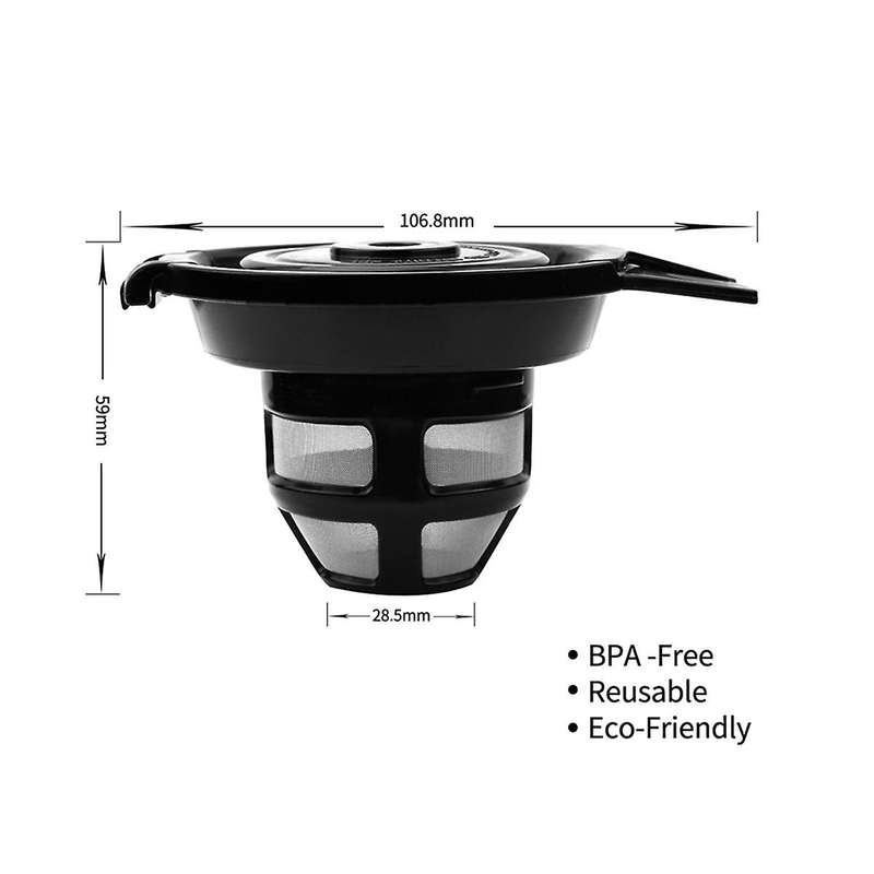 Suitable for Reusable Coffee Filter Basket Capsule Cup American Powder Shell Precision Filter