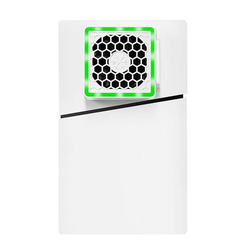 Suitable for Slim Game Console Host Fan Radiator Cooling Fan Host Side Fan with LED Light