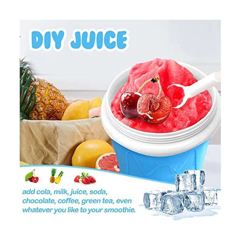 Summer Net Red Silicone Pinch Cup Smoothie Cup Douyin One Pinch Into Ice Cup Rapid Cooling Cup