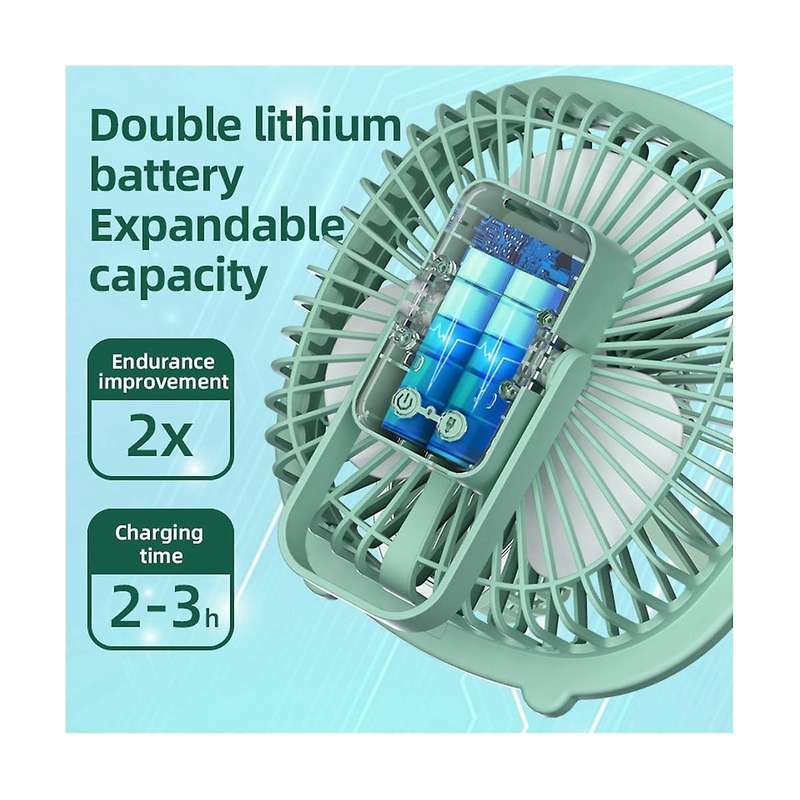 Summer Desktop Fan Mini Usb Rechargeable Wind Portable Outdoor Camping Folding Small Fan