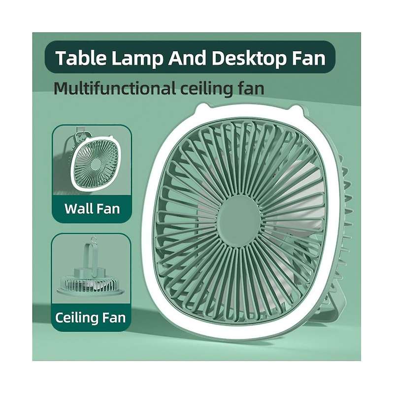 Summer Desktop Fan Mini Usb Rechargeable Wind Portable Outdoor Camping Folding Small Fan