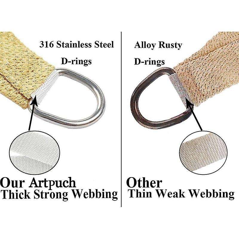 Sun Shade Sail Outdoor Sand Uv Block Camping Hiking Sun Shelter Garden Patio Awning Canopy Sunscreen
