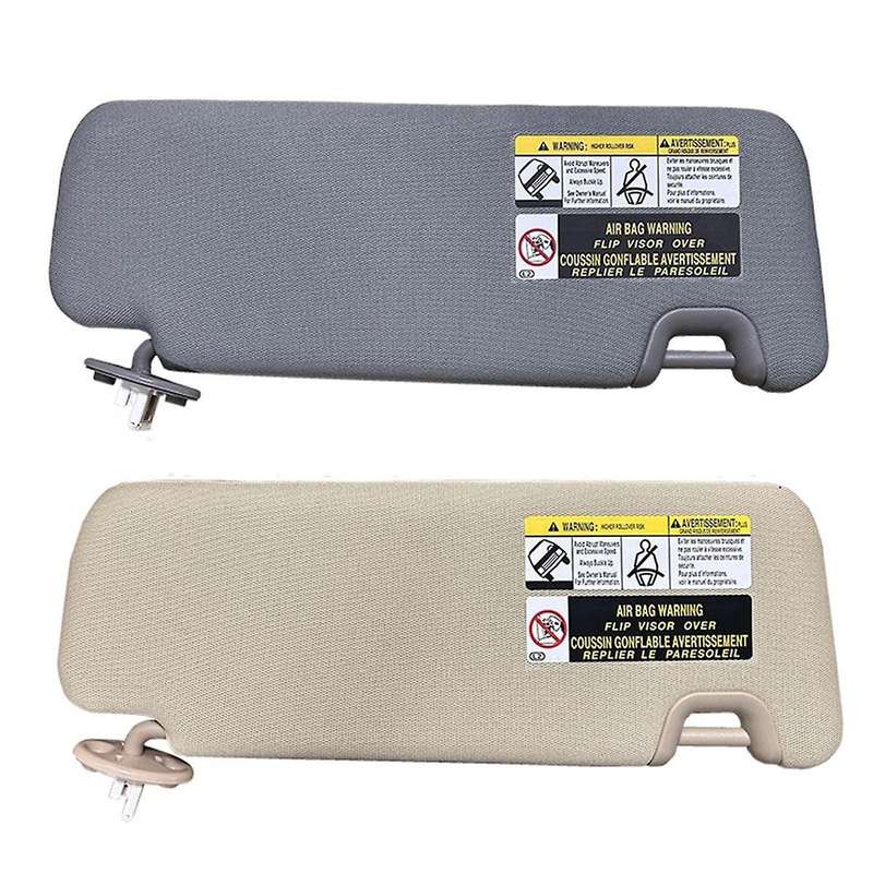 Sun Visor for 14-19 74320-0E074-A0 Front Right Passenger Sunvisor Shade Sunshade Blind Shield Beige