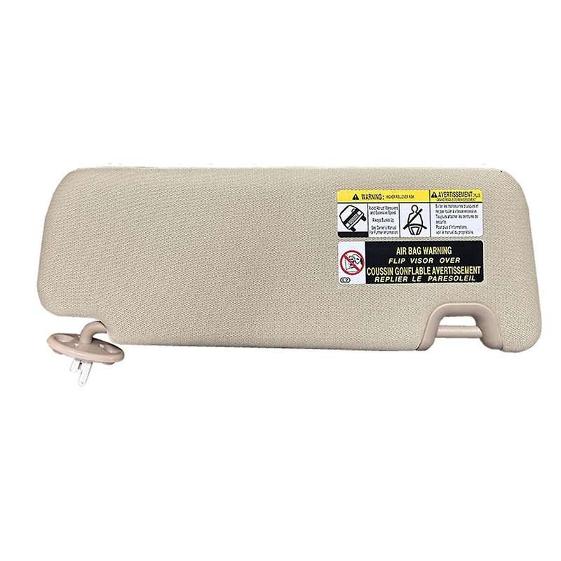 Sun Visor for 14-19 74320-0E074-A0 Front Right Passenger Sunvisor Shade Sunshade Blind Shield Beige