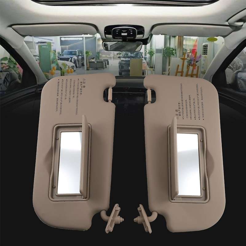 Sun Visor with Makeup Mirror 852021F010EZ 852011F010EZ for 2005-2010 Sunshade