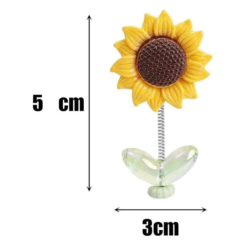 Sunflower Flower Car Decorations, Car Spring Decorations, Cute Flower Car Interior Decoration Suppli