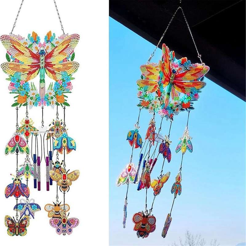 Suncatcher, Double Sided 5D Butterfly Hanging Ornament A