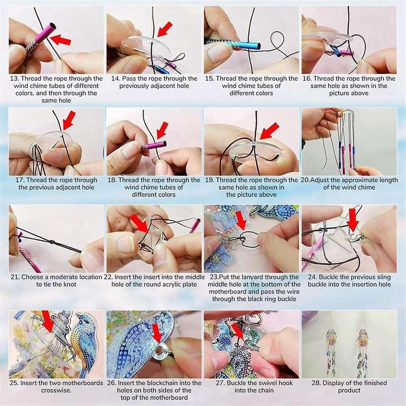 Suncatcher, Double Sided 5D Butterfly Hanging Ornament A
