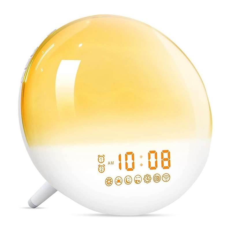 Sunrise Alarm Clock, Wake Up Light for Bedrooms, Digital Smart Alarm Clock for Heavy Sleepers, Night