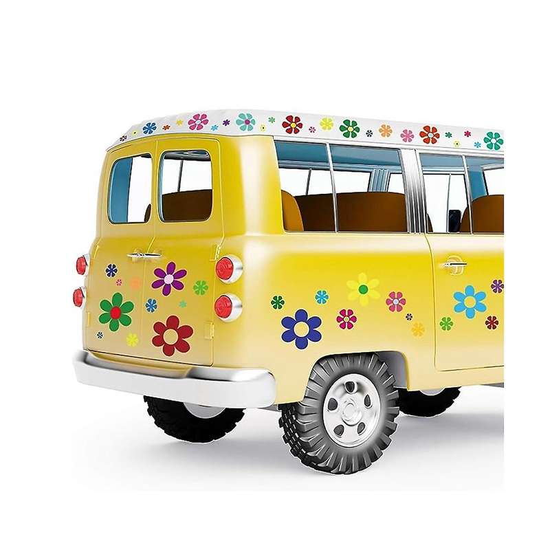 Sunflower Wall Stickers Small Daisies Self-adhesive Refrigerator Body Floral Decorative Wall Sticker