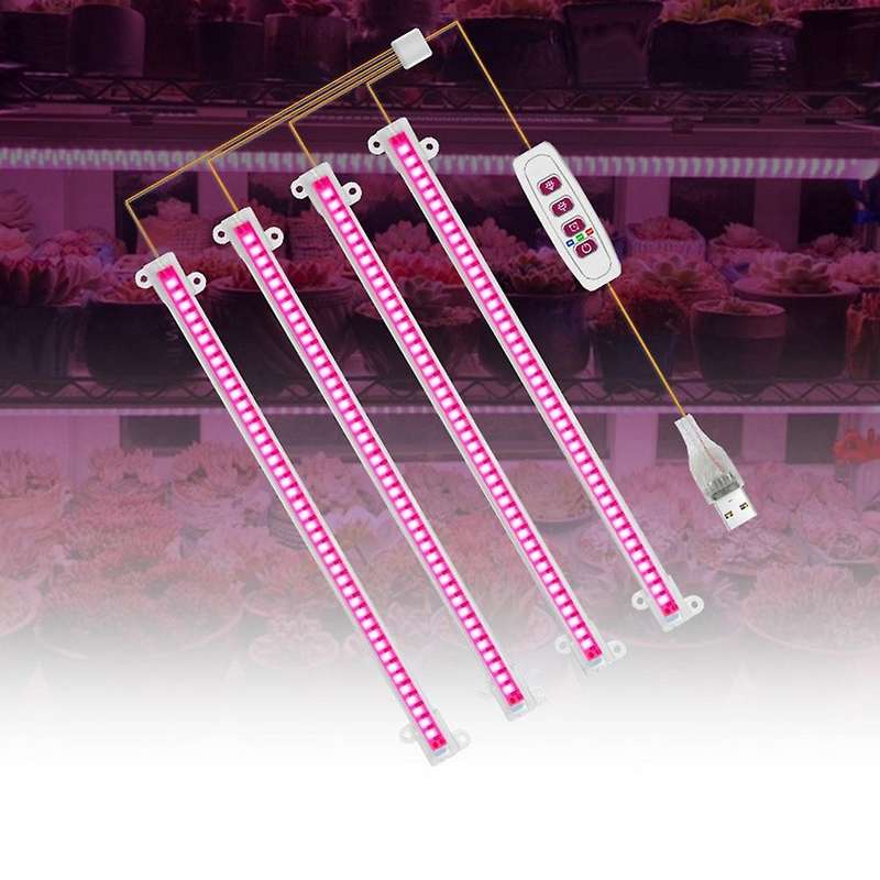 Sunlight Plant Grow Light Full Spectrum LED Grow Light Strips 5V Dimmable Plant Growing Lamp with Ti
