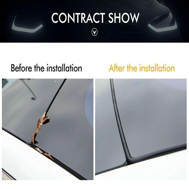 Sunroof Seals Windshield Noise Reduction Seals for 2017-2019