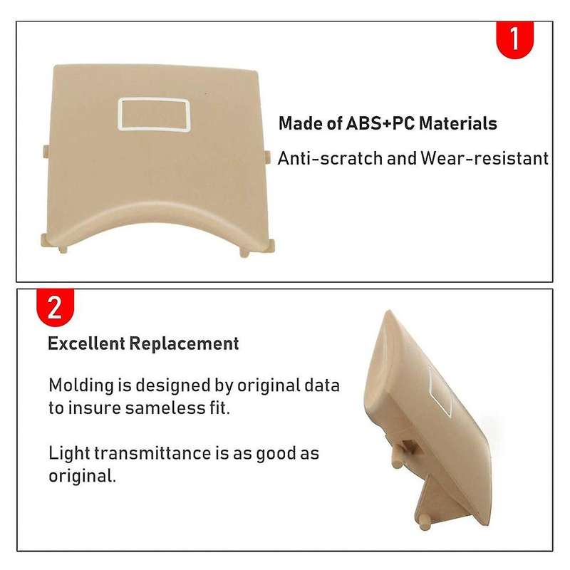 Sunroof Window Switch Button Cover for W164 ML-CLASS ,W251 R-CLASS ,X164 -CLASS 2007-2012, Beige