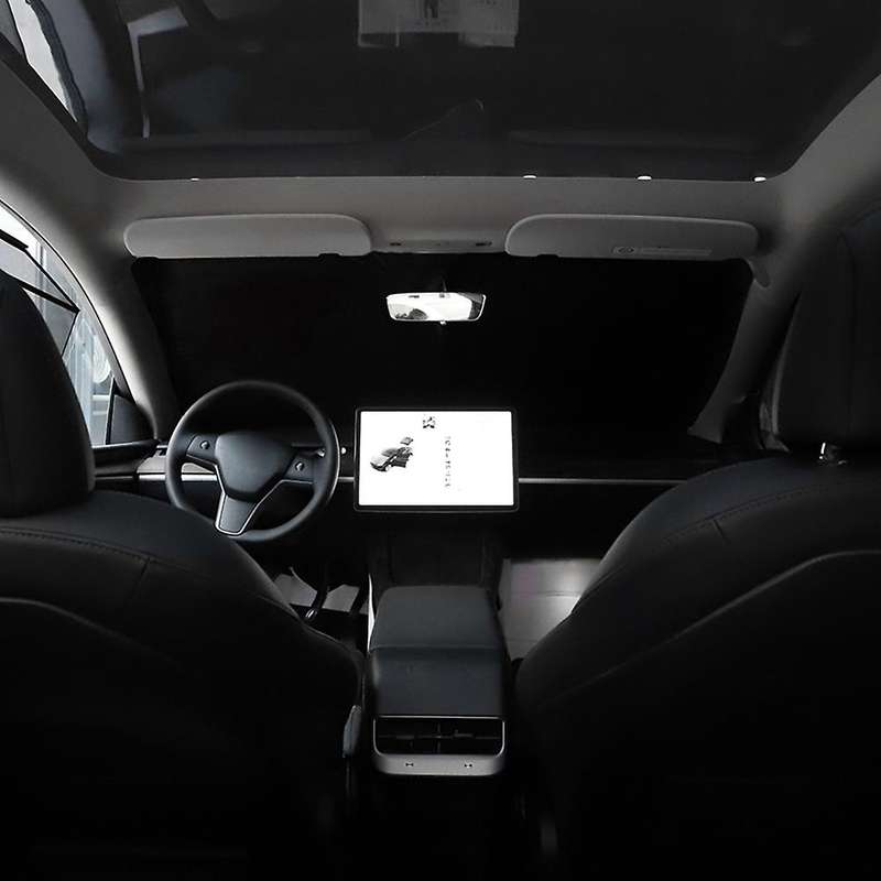 Sunshade Custom for Model Y 2021 Car Front Rear Windshield Side Window Privacy Shade Skylight Blind