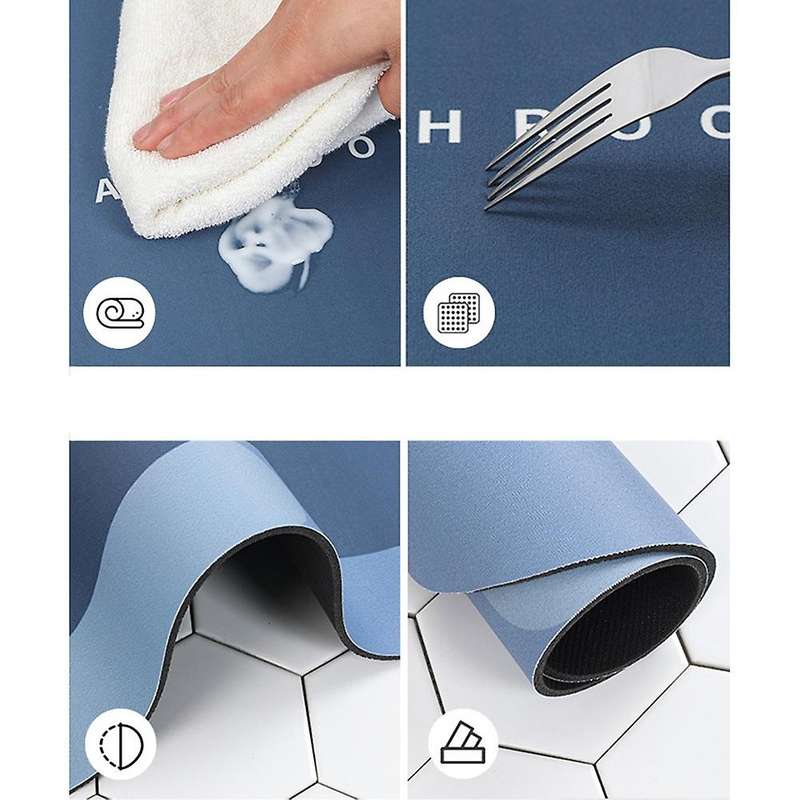 Super Absorbent Floor Mat Quick Drying Bathroom Carpet Modern Simple Non-Slip Floor Mats Home Oil-Pr