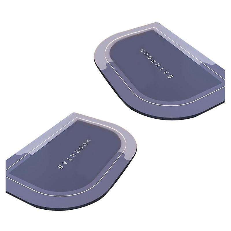 Super Absorbent Bath Mat, Bathroom Non-Slip Simple Kitchen Entrance Bathtub Side Rug Floor Mat