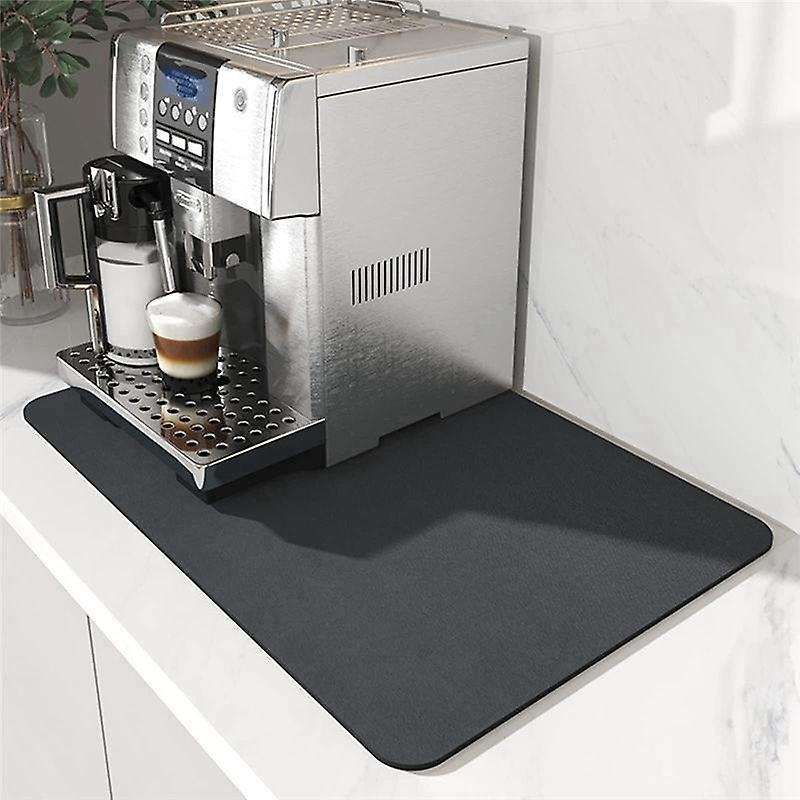 Super Absorbent Non-Slip Coffee Dish Kitchen Absorbent Drain Mat Drying Mat Quick-Drying Bathroom Dr