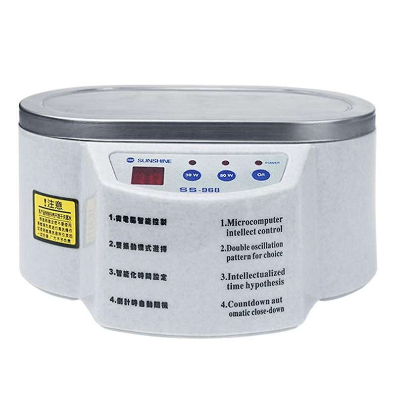 Sunshine -968 Ultrasonic Cleaner for Mothboard Mobile Phone Mainboard Lcd Screen Intelligent Glasses