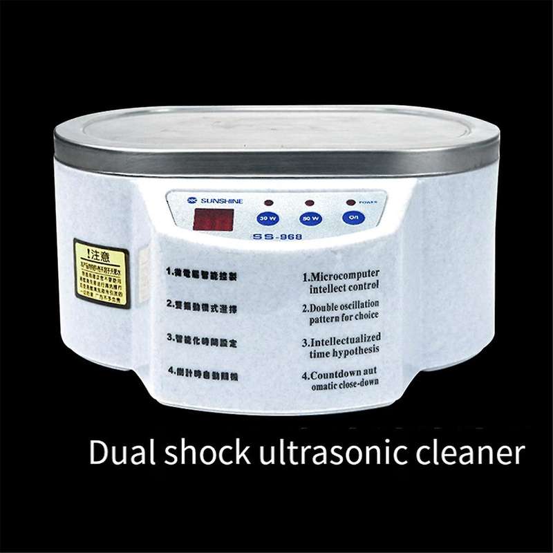 Sunshine -968 Ultrasonic Cleaner for Mothboard Mobile Phone Mainboard Lcd Screen Intelligent Glasses