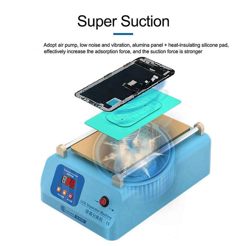 Sunshine S-918l Lcd Screen Separator for Mobile Phone 8 Inch Repair Super Suction Screen Separation
