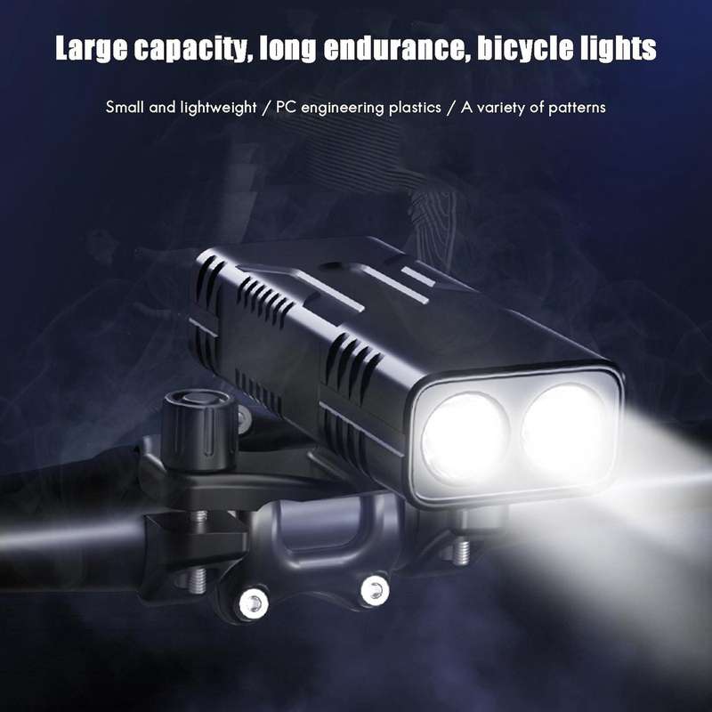 Super Bright Bicycle Light LED Waterproof Headlight Power Bank 10000MAh USB Rechargeable 1000LM Cycl